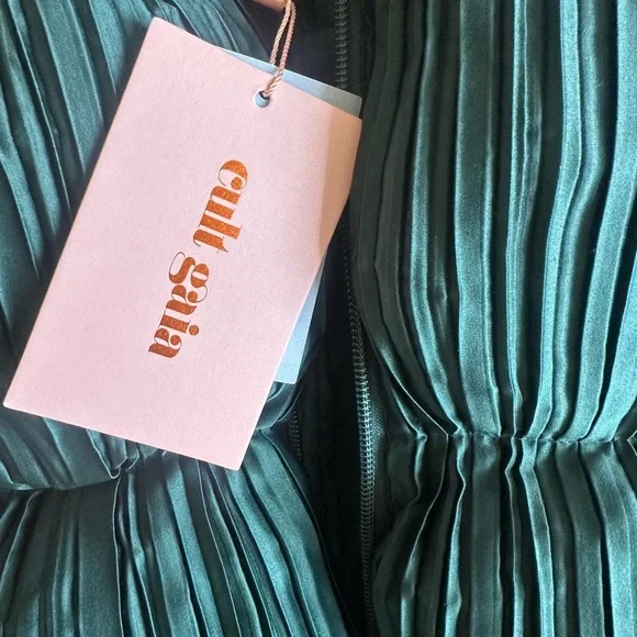 Cult Gaia green puffer jacket NWT/10y/XS - Picture 6 of 7